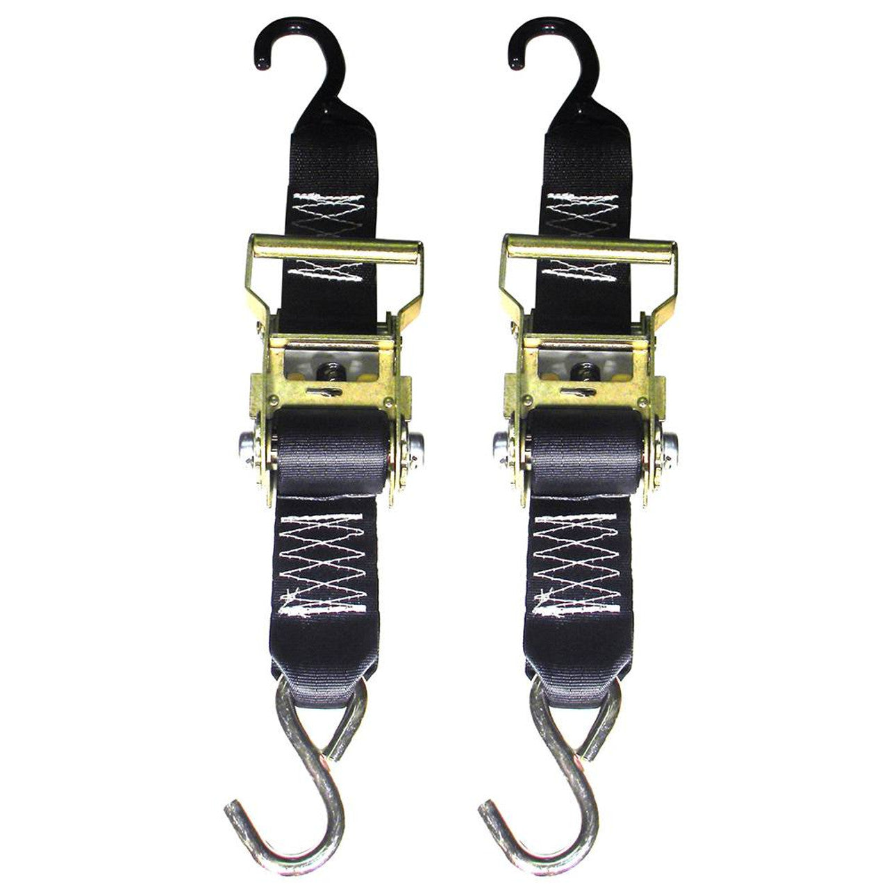Rod Saver Heavy-Duty Ratchet Trailer Tie-Down - 2" x 5 - Pair